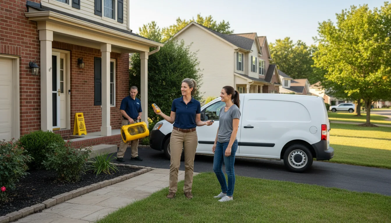 Water restoration image for Flood Water Cleanup, Removal And Restoration Services in Midway, TX